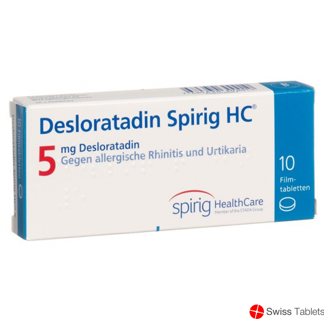 Desloratadine Spirig HC Filmtabl 5 mg 10 pcs