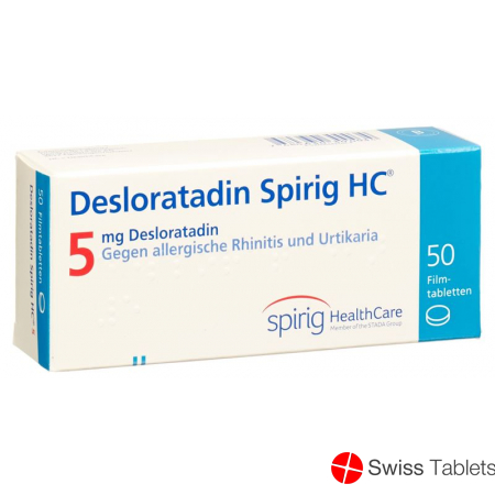 Desloratadine Spirig HC Filmtabl 5 mg 50 pcs
