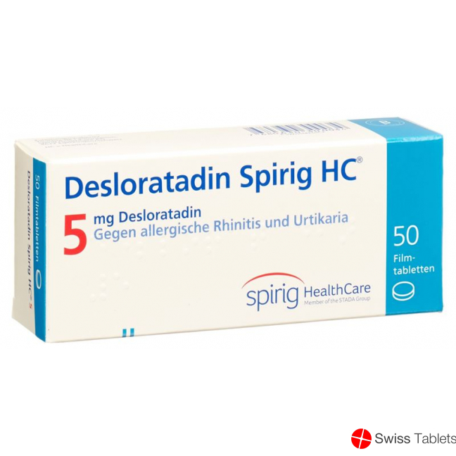 Desloratadine Spirig HC Filmtabl 5 mg 50 pcs