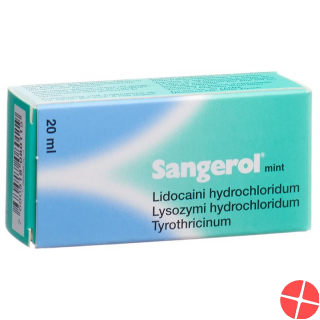 Sangerol dosing oral spray mint without sugar 20ml