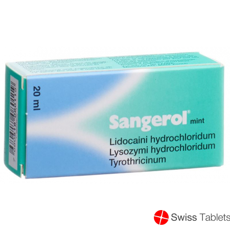 Sangerol dosing oral spray mint without sugar 20ml