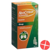 NeoCitran cough suppressants syrup 15 mg / 10 ml 200 ml Glasfl