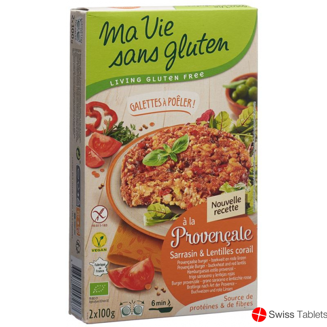 Ma Vie S Glut Bratlinge Tomat-Rot Linsen 2x 100g buy online