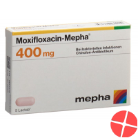 Moxifloxacin Mepha Lactab 400 mg 5 pcs