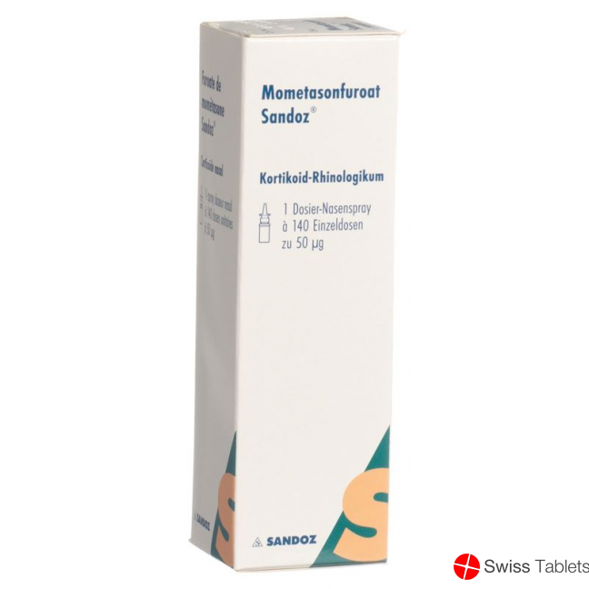 Mometasone furoate nasal spray 50 mcg Sandoz Dosierspr 140 Dos