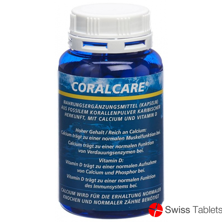 Coral Care Caribbean origin with vitamin D3 Cape 1000 mg Ds 120 pcs