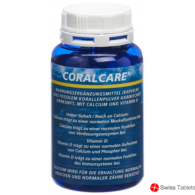 Coral Care Caribbean origin with vitamin D3 Cape 1000 mg Ds 120 pcs
