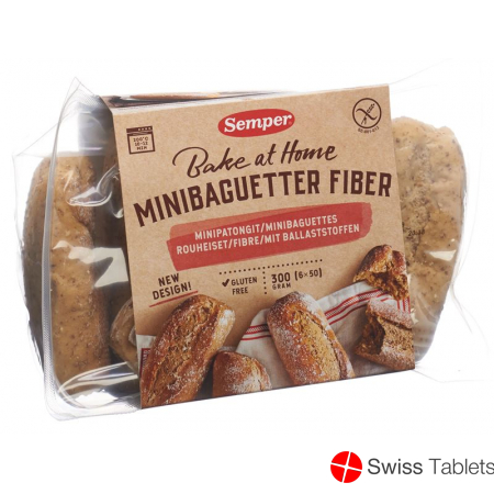 Semper Baguettine Fiber gluten free 6 x 50 g