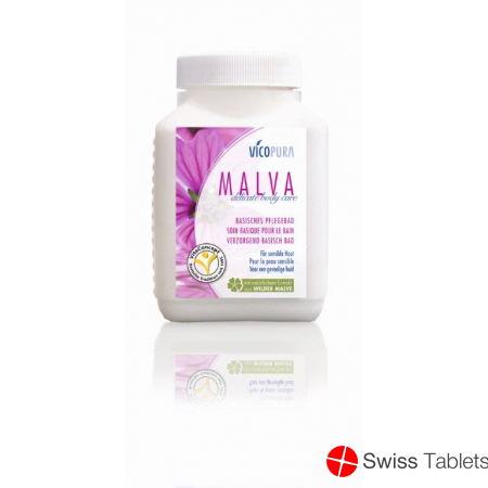 Vicopura alkaline bath Malva PLV delicate body care 600g
