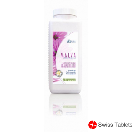 Vicopura alkaline bath Malva PLV delicate body care 1200g