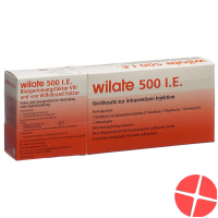 Wilate Trockensubstanz 500 Ie C Solv Durchstechflasche