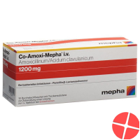 Co-amoxi Mepha Trockensubstanz 1200mg Durchstechflasche 10 Stück
