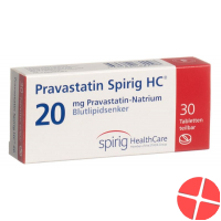 Pravastatin Spirig HC tbl 20 mg 30 pcs