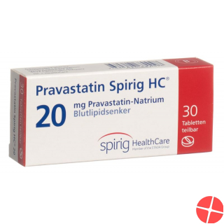 Pravastatin Spirig HC tbl 20 mg 30 pcs
