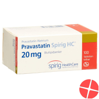 Pravastatin Spirig HC tablets 20 mg 100 pcs