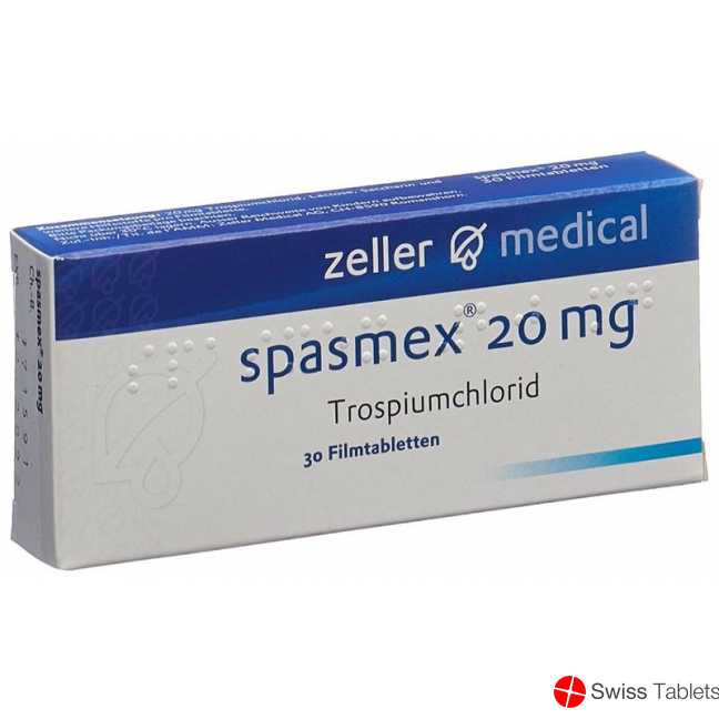 Spasmex Filmtabletten 20mg 30 Stück buy online