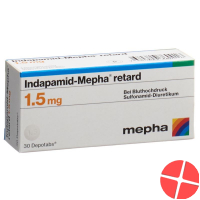 Indapamide Mepha retard Depotabs 1.5 mg 30 pcs