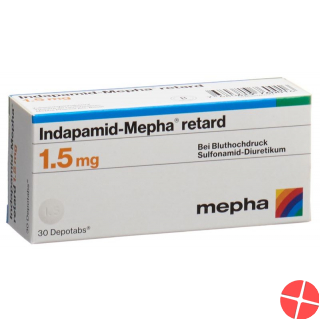 Indapamide Mepha retard Depotabs 1.5 mg 30 pcs
