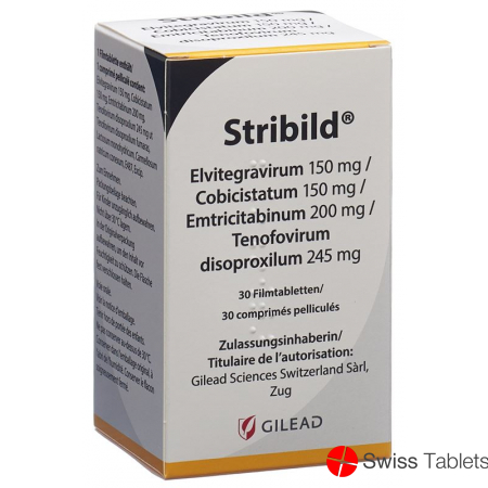 Stribild Filmtabl 150/150/200/245 mg Fl 30 pcs