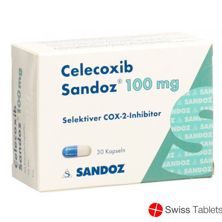 Celecoxib Sandoz Kaps 100 mg 30 pcs Celecoxib Sandoz Kaps 100 mg 30 pcs