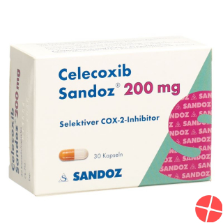 Celecoxib Sandoz Kaps 200 mg 30 pcs Celecoxib Sandoz Kaps 200 mg 30 pcs