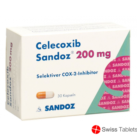 Celecoxib Sandoz Kaps 200 mg 30 pcs Celecoxib Sandoz Kaps 200 mg 30 pcs