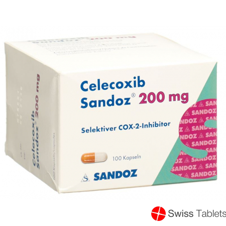 Celecoxib Sandoz Kaps 200 mg 100 pcs Celecoxib Sandoz Kaps 200 mg 100 pcs