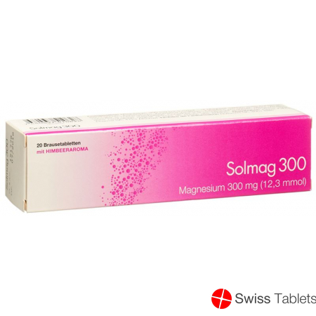 Solmag 300 Brausetabl raspberry flavor Ds 20 pcs