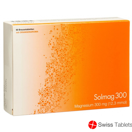Solmag 300 Brausetabl orange flavor Ds 60 pcs