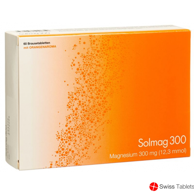 Solmag 300 Brausetabl orange flavor Ds 60 pcs