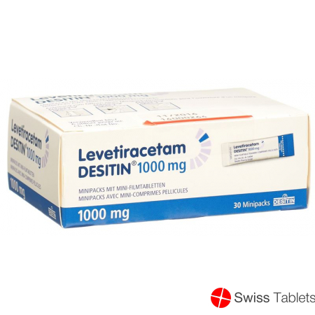 Levetiracetam DESITIN mini packs with mini tablets 1000 mg Btl 30 pcs
