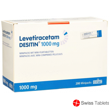 Levetiracetam 1000 mg 200 tablets
