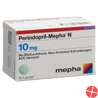 Perindopril Mepha N Lactab 10 mg Ds 30 pcs