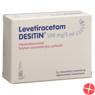 Levetiracetam DESITIN 500 mg / 5ml 10 Amp 5 ml
