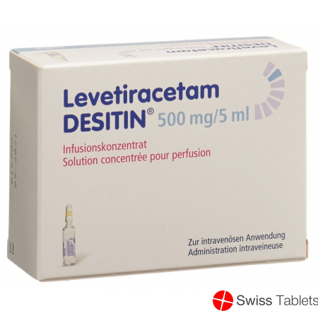 Levetiracetam DESITIN 500 mg / 5ml 10 Amp 5 ml