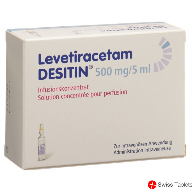 Levetiracetam DESITIN 500 mg / 5ml 10 Amp 5 ml