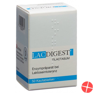 Lacdigest chewable tablets 50 pieces