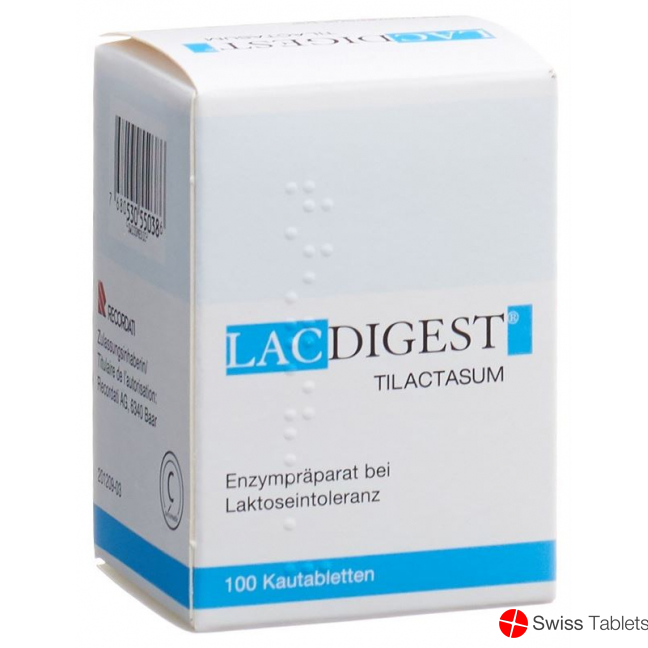 Lacdigest Kautabletten DS 100 pieces tablets