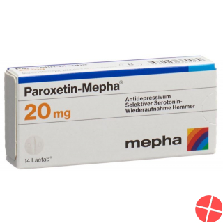 Paroxetine Mepha Lactab 20 mg 14 pcs