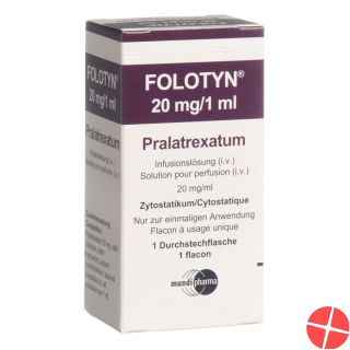 Folotyn Infusionslösung 20mg/ml Durchstechflasche 1ml