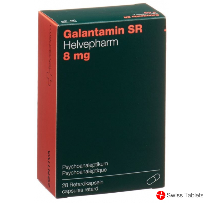 Galantamine SR Helvepharm Ret Kaps 8 mg 28 pcs