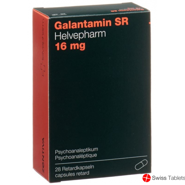 Galantamine SR Helvepharm Ret Kaps 16 mg 28 pcs