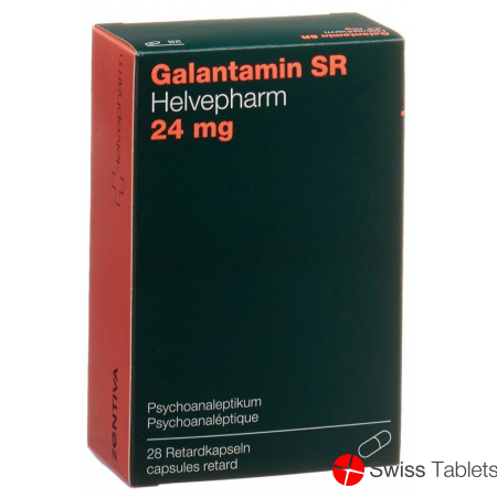 Galantamine SR Helvepharm Ret Kaps 24 mg 28 pcs