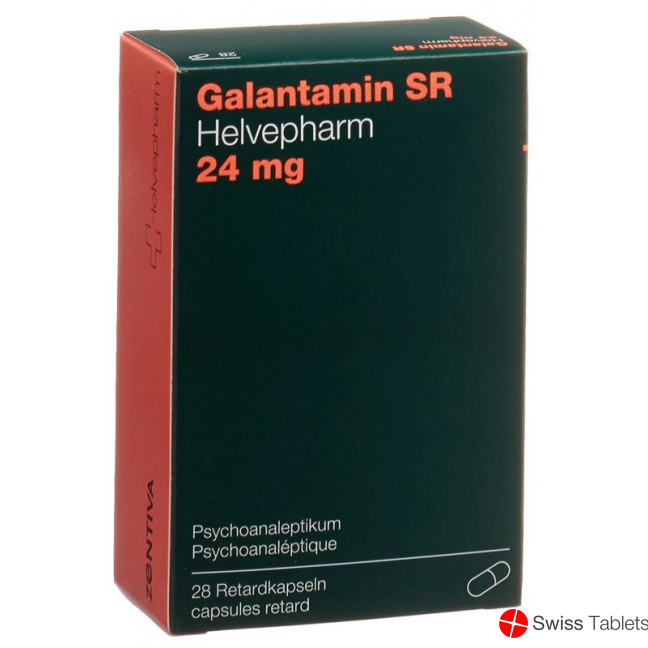 Galantamine SR Helvepharm Ret Kaps 24 mg 28 pcs
