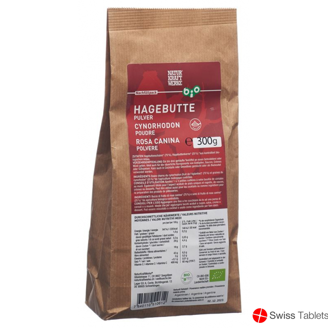 Naturkraftwerke Rose Hip Powder Organic 300 g
