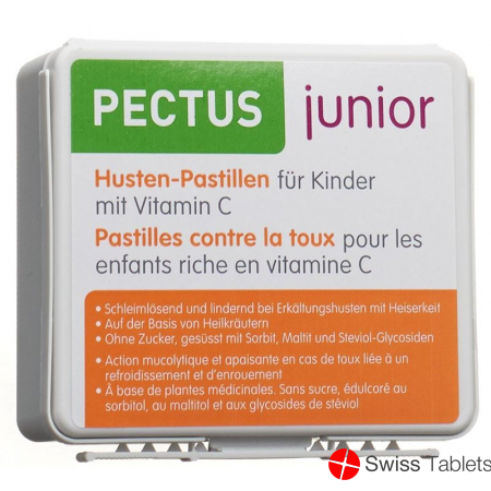 Pectus Junior cough drops for children with vitamin C Ds 24 pcs