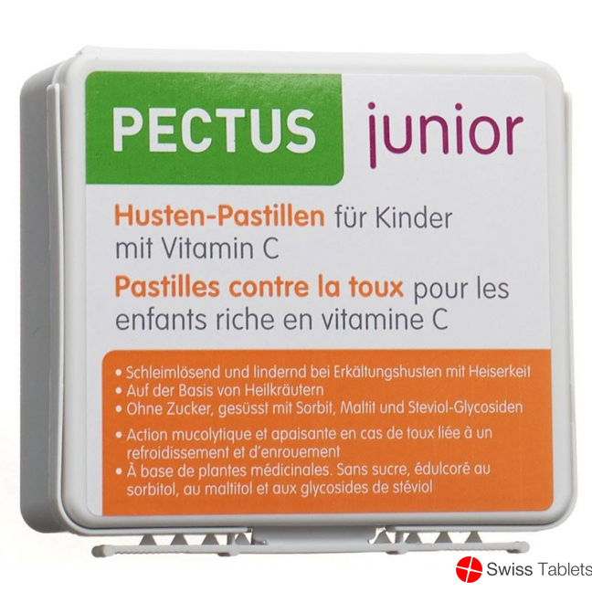 Pectus Junior cough drops for children with vitamin C Ds 24 pcs