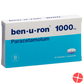 Ben-u-ron tablets 1000 mg 20 pcs