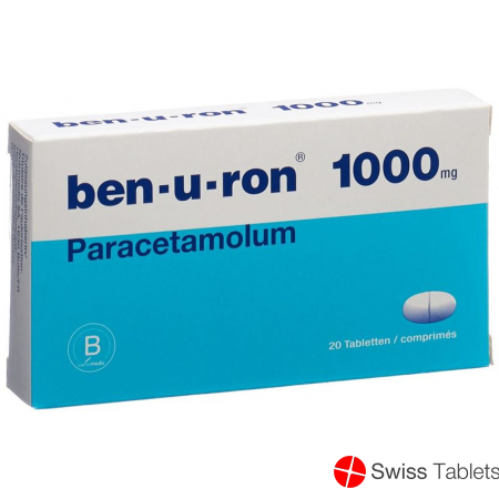 Ben-u-ron tablets 1000 mg 20 pcs