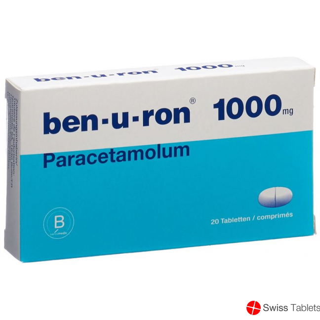Ben-u-ron tablets 1000 mg 20 pcs
